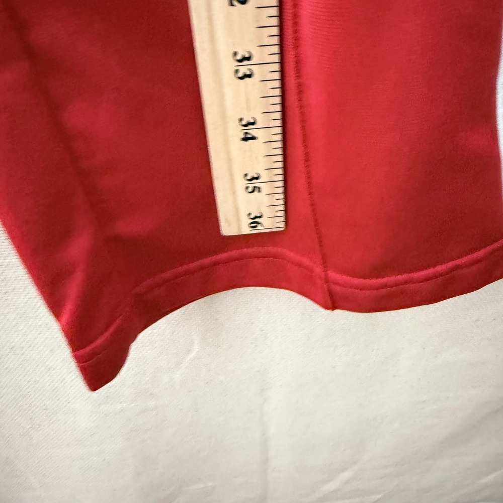 Timing Red Track Pants White Side Stripe Vintage Y2K Low Rise Sportswear Med M - Picture 5 of 6
